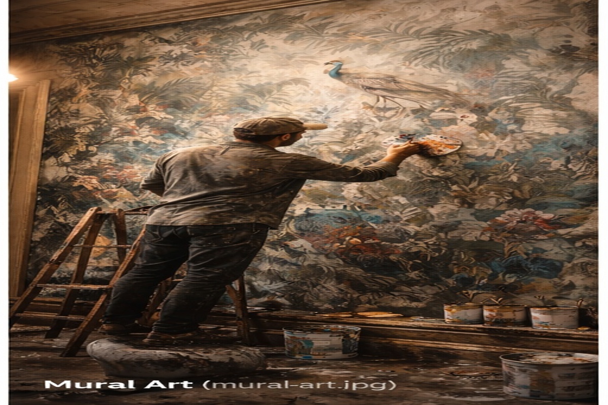 Custom Mural Art by Fancy Tulip